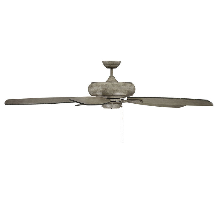 Salon Wind Star 68" 5 Blade Aged Wood Ceiling Fan