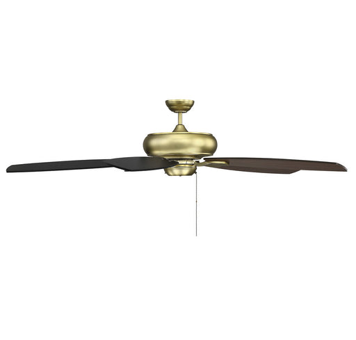 Salon Wind Star 68" 5 Blade Estate Brass Ceiling Fan