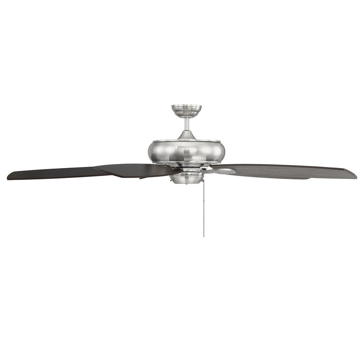 Salon Wind Star 68" 5 Blade Brushed Pewter Ceiling Fan