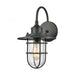 Coastal Farm 1-Light sconce in  Charcoal