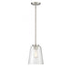 Calhoun 1 Light Satin Nickel Large Mini-Pendant