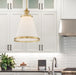 Ashmont 1 Light Warm Brass Pendant