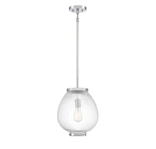 Welles 1 Light  Polished Chrome Pendant