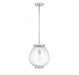 Welles 1 Light  Polished Chrome Pendant