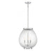 Welles 3 Light  Polished Chrome Pendant