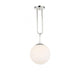 Becker 1 Light  Polished Nickel Pendant