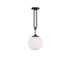 Becker 1 Light  Matte Black Pendant