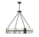 Hudson 12 Light Matte Black Pendant