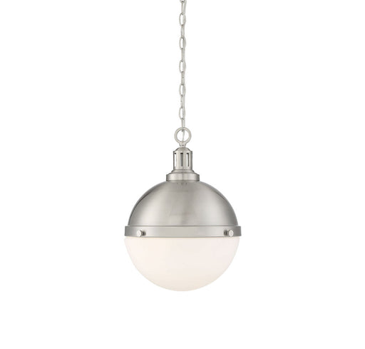 Lilly 2 Light Satin Nickel Pendant