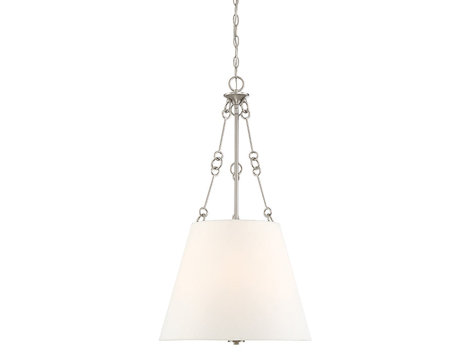 Austin 4 Light Satin Nickel Pendant