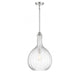 Brandon 1 Light  Polished Nickel Pendant