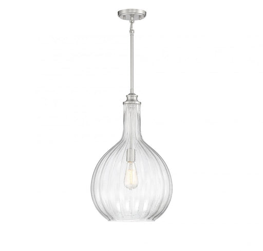 Brandon 1 Light Satin Nickel Pendant