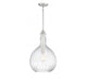 Brandon 1 Light Satin Nickel Pendant