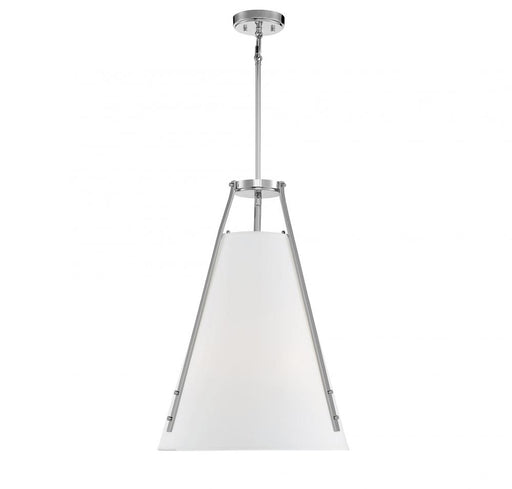 Newport 4 Light Polished Nickel Pendant