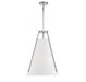 Newport 4 Light Polished Nickel Pendant