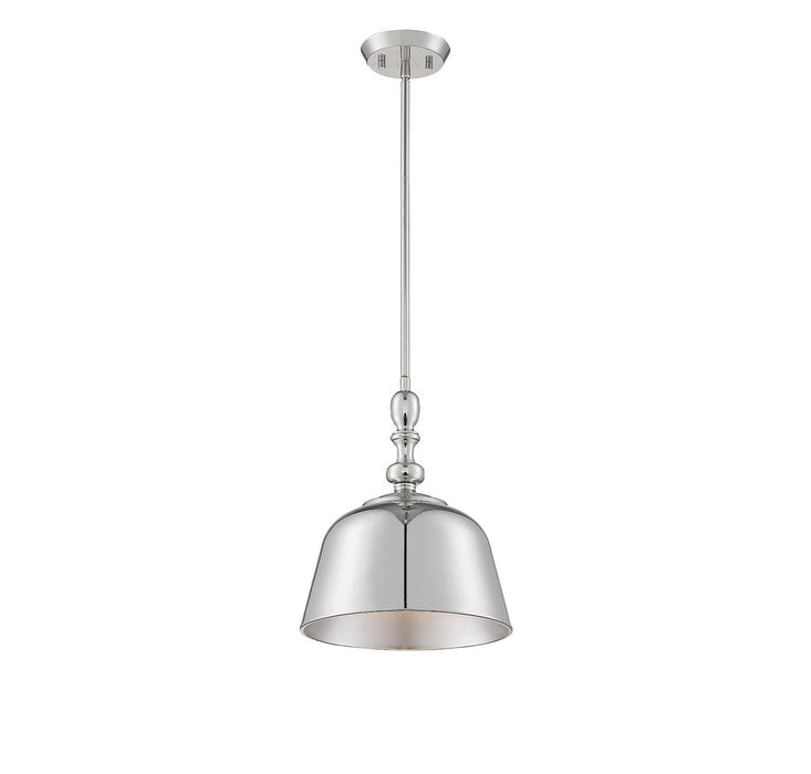 Berg Polished Nickel 1 Light Pendant