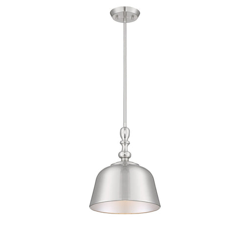 Berg Satin Nickel 1 Light Pendant