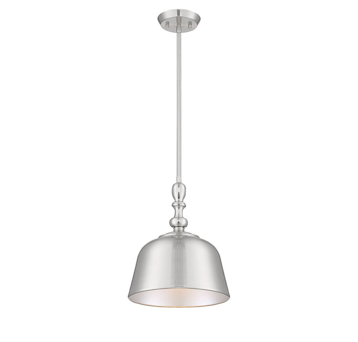 Berg Satin Nickel 1 Light Pendant