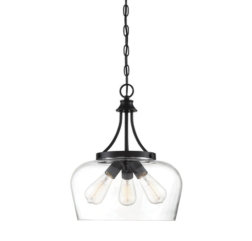 Octave 3 Light Black Pendant