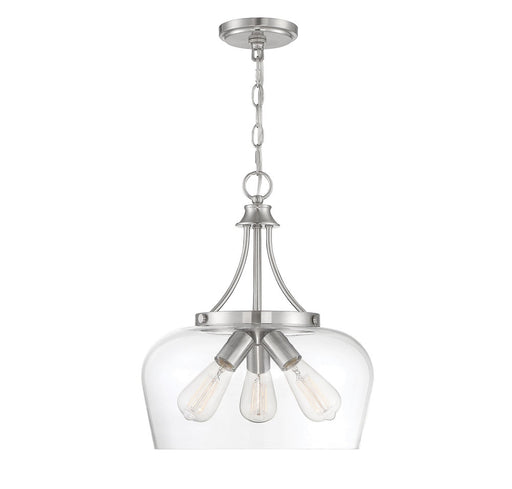 Octave 3 Light Satin Nickel Pendant