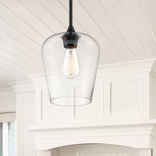 Octave 1 Light Black Mini Pendant