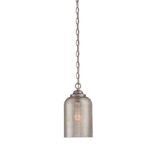 Bally 1 Light Satin Nickel Pendant