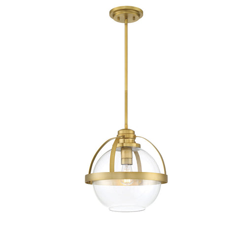 Pendleton Warm Brass 1 Light Pendant