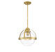 Pendleton Warm Brass 1 Light Pendant