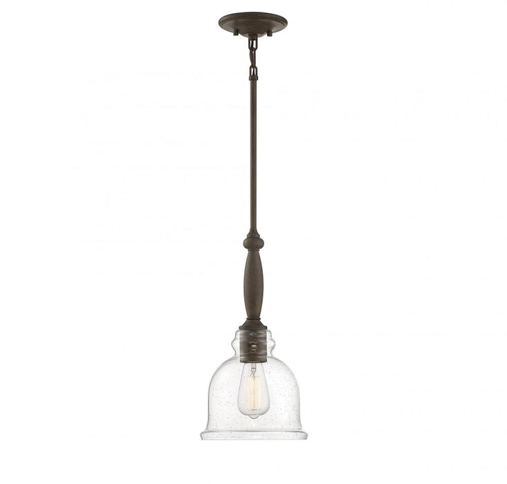 Chester 1 Light  Mesquite Pendant