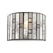 Ethan 1-Light Sconce in Tiffany Bronze with Rippled/Art/Mercury Glass