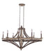 Coronado 8 Light Oval Chandelier