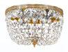 Crystorama 2 Light Swarovski Strass Brass Ceiling Mount II