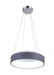 LED Drum Shade Pendant with Gray & White finish