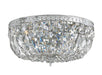 Crystorama 3 Light Clear Swarovski Strass Chrome Ceiling Mount