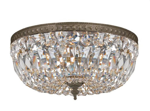 Crystorama 3 Light Bronze Clear Swarovski Spectra Ceiling Mount II