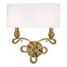 2 LIGHT WALL SCONCE