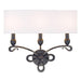 3 LIGHT WALL SCONCE