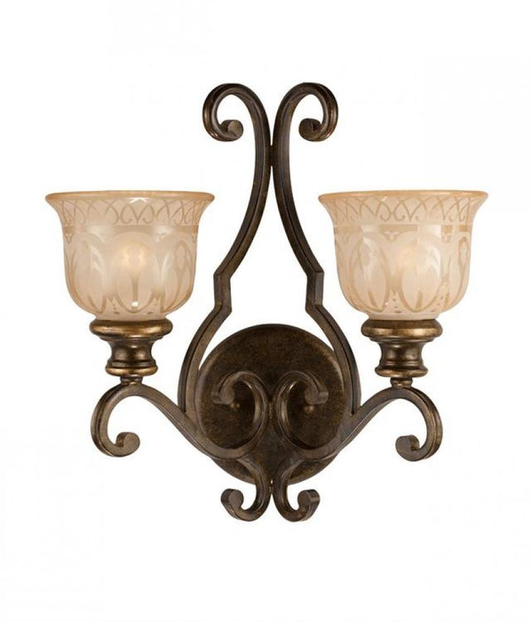 Norwalk 2 Light Bronze Umber Sconce