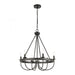 Williamson 6-Light Chandelier in Black