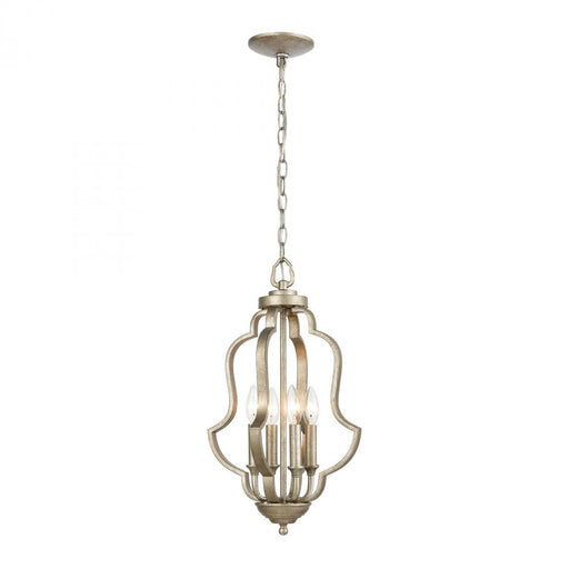 Lanesboro 4-Light Pendant in Dusted Silver