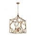 Wembley 4-Light Chandelier in Antique Gold