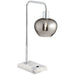 TL-Desk lamp with smoke glass shade