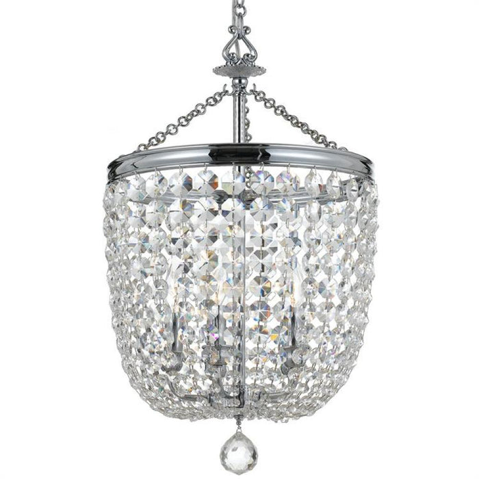 Archer 5 Light Crystal Polished Chrome Chandelier