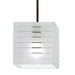 Tulum LED Pendant with Dark Bronze Canopy