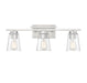 Calhoun 3 Light Satin Nickel Bath Bar