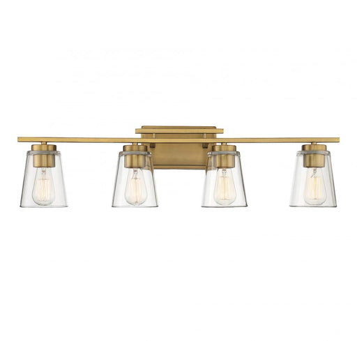 Calhoun 4 Light Warm Brass Bath Bar