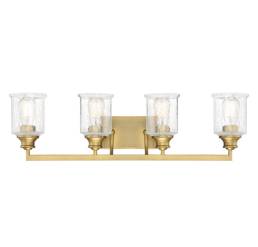 Hampton Warm Brass 4 Light Bath