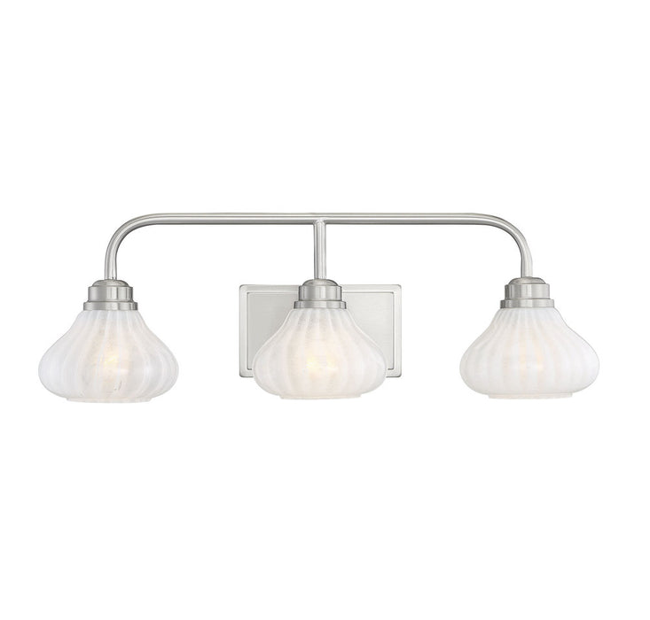 Darlington Satin Nickel 3 Light Bath