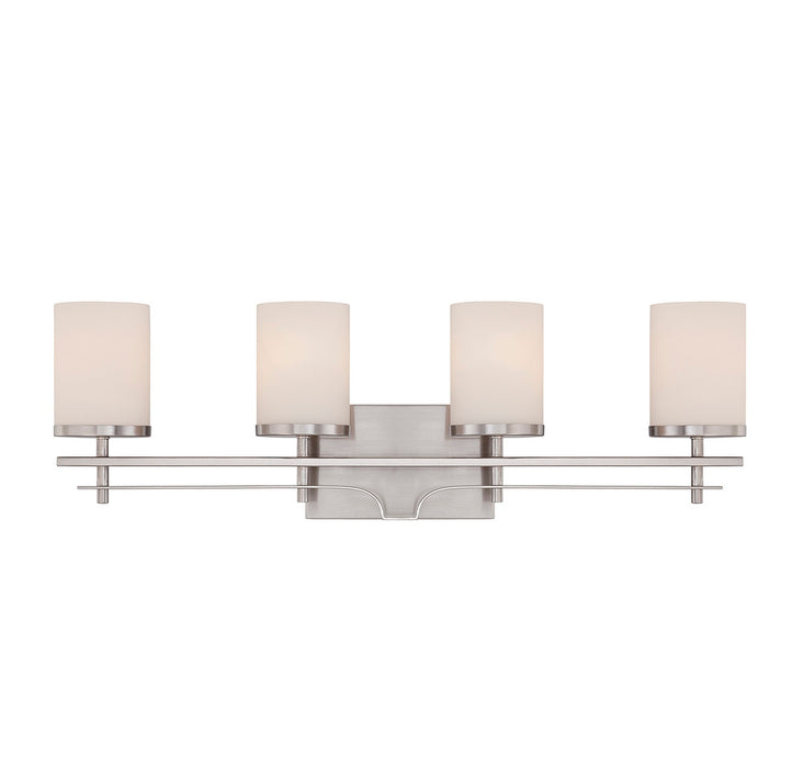 Colton 4 Light Satin Nickel Bath Bar