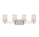 Colton 4 Light Satin Nickel Bath Bar